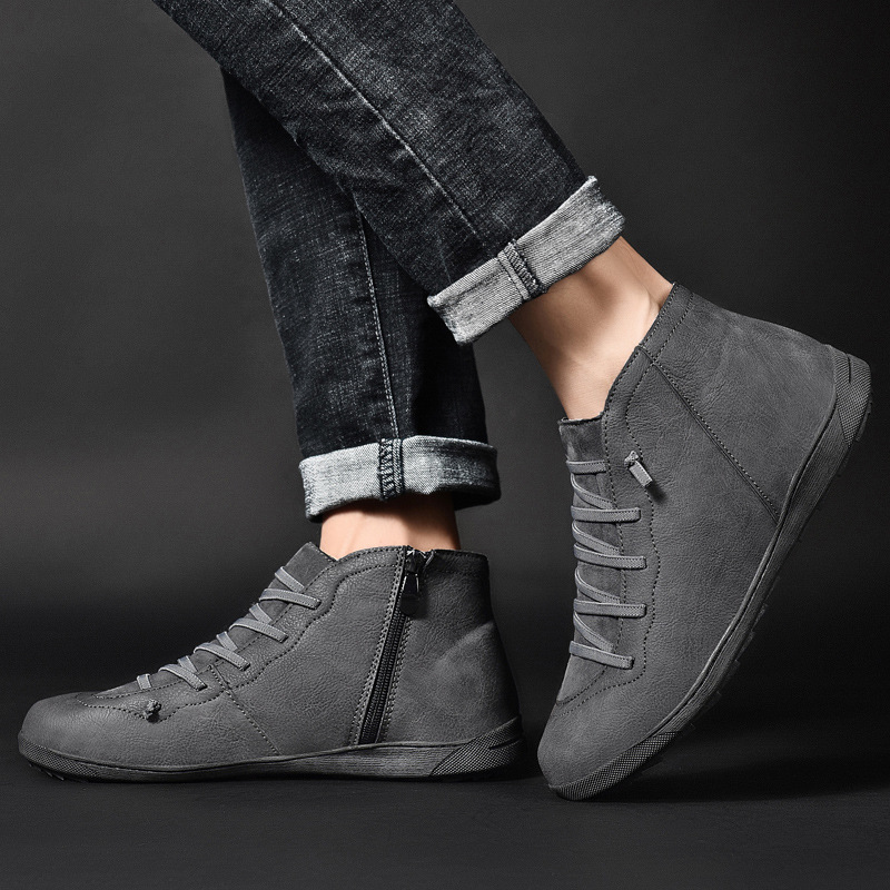 2020 New Fashion High-Top Retro Mens Shoes Jinjiang Factory Direct High Quality Martin Boots Short Boots Stall, Black
2020 New Fashion High-Top Retro Mens Shoes Jinjiang Factory Direct High Quality Martin Boots Short Boots Stall, Black