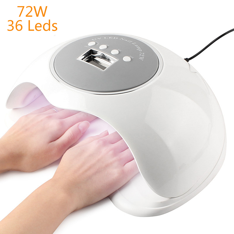 Professional Nail Dryers Manicure Tools 72W 36 Leds High Powder Lamp for Nails UV LED Nail Lamp Dryer Fast Curing Gel, Us plug
Professional Nail Dryers Manicure Tools 72W 36 Leds High Powder Lamp for Nails UV LED Nail Lamp Dryer Fast Curing Gel, Us plug