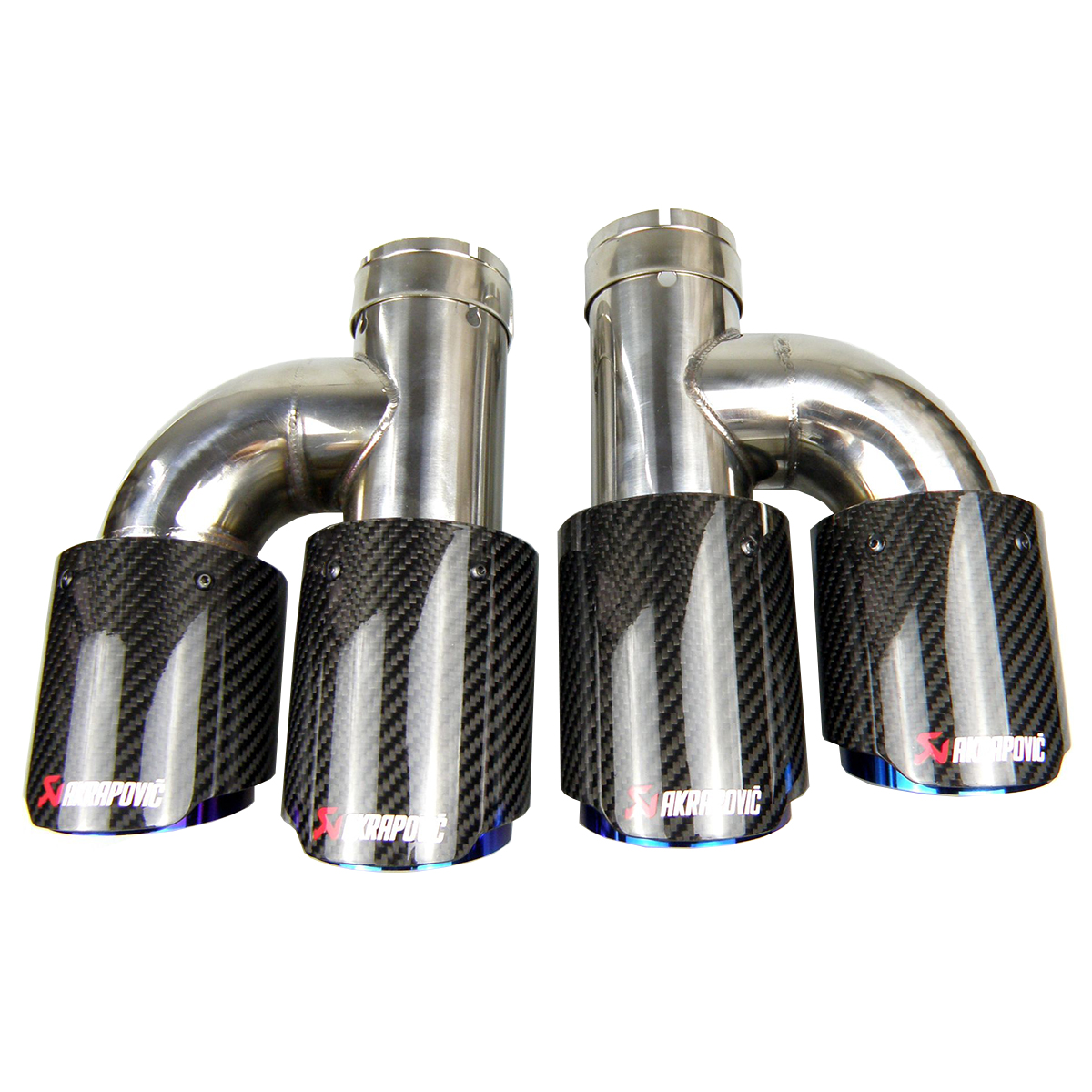 GTPARTS universal Dual Carbon Fiber burnt Blue Stainless Steel Universal Auto Akrapovic Exhaust Tip Double End Pipe
GTPARTS universal Dual Carbon Fiber burnt Blue Stainless Steel Universal Auto Akrapovic Exhaust Tip Double End Pipe