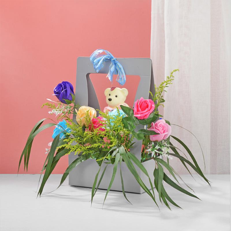 5pcs/lot Waterproof Paper Packing Bag Foldable Flower Box Florist Carrier Handmade Bouquet Basket For Wedding Valentine's Day
5pcs/lot Waterproof Paper Packing Bag Foldable Flower Box Florist Carrier Handmade Bouquet Basket For Wedding Valentine's Day