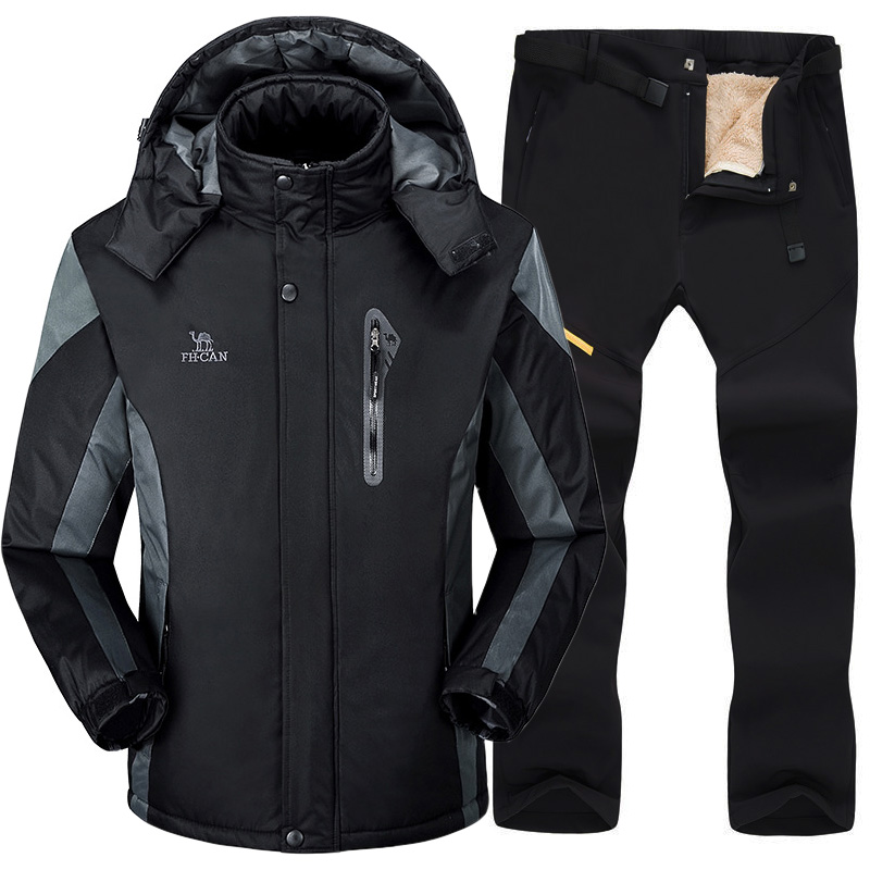 Ski Suit Men Winter Warm Windproof Waterproof Outdoor Sports Snow Jackets and Pants Hot Ski Equipment Snowboard Jacket Men Brand, Black pants
Ski Suit Men Winter Warm Windproof Waterproof Outdoor Sports Snow Jackets and Pants Hot Ski Equipment Snowboard Jacket Men Brand, Black pants