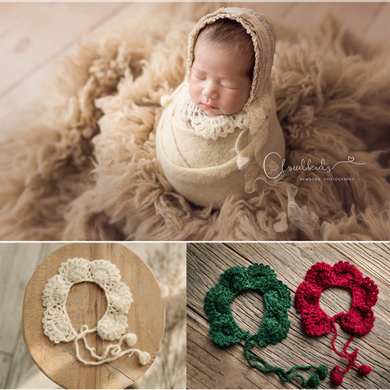 Original Baby Photo Prop Handmade Crocheted Small Collar Mohair Newborn Photography Props accessories, Green
Original Baby Photo Prop Handmade Crocheted Small Collar Mohair Newborn Photography Props accessories, Green
