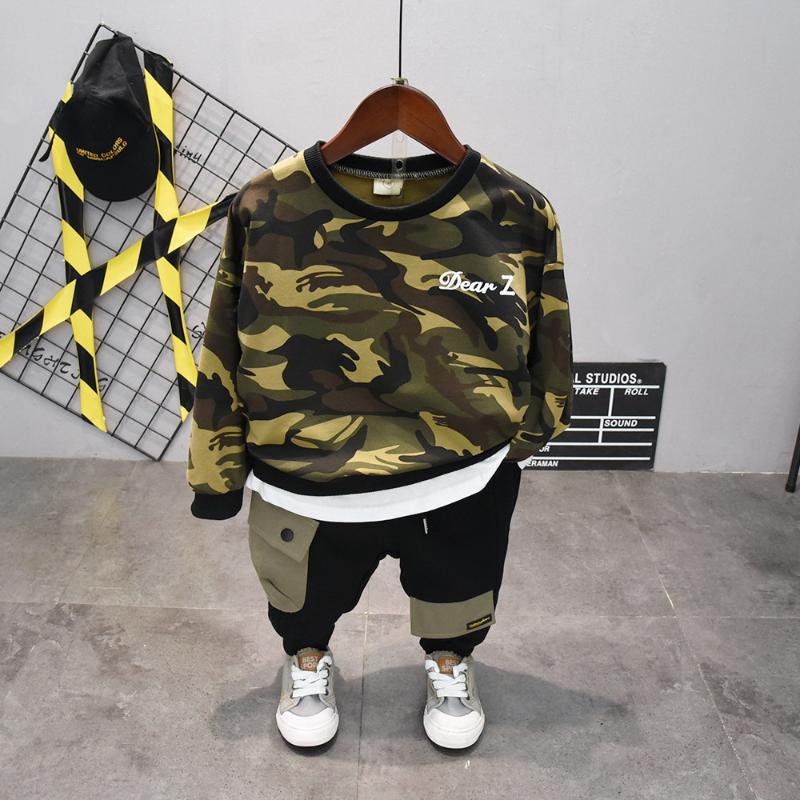 Boys Clothes Autumn Kids Baby Camouflage lettered T-shirt and pants Boy Outfit Sport Suit Children Clothing Set 2 3 4 5 6 7Y, 2pcs sets
Boys Clothes Autumn Kids Baby Camouflage lettered T-shirt and pants Boy Outfit Sport Suit Children Clothing Set 2 3 4 5 6 7Y, 2pcs sets