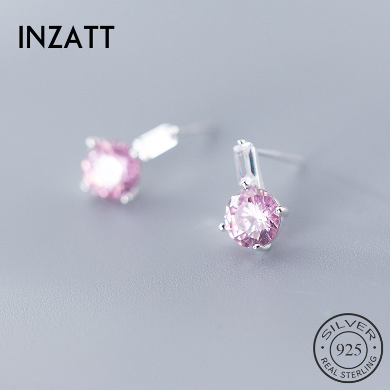 INZAReal 925 Sterling Silver Purple Zircon Stud Earrings For Elegant Women Party Cute Fine Jewelry Minimalist Accessories
INZAReal 925 Sterling Silver Purple Zircon Stud Earrings For Elegant Women Party Cute Fine Jewelry Minimalist Accessories