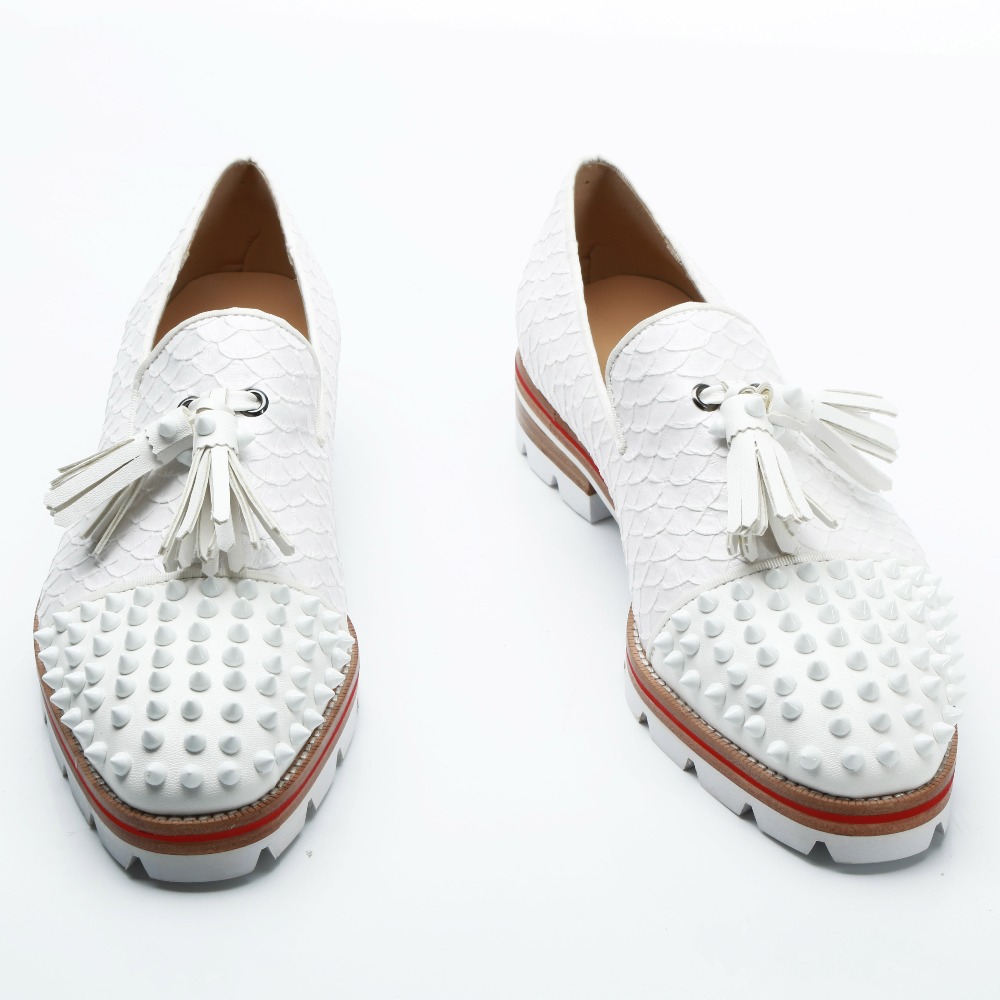 White Leather Men Wedding & Party Shoes Formal Spike Fringed Dress Shoes, Black
White Leather Men Wedding & Party Shoes Formal Spike Fringed Dress Shoes, Black