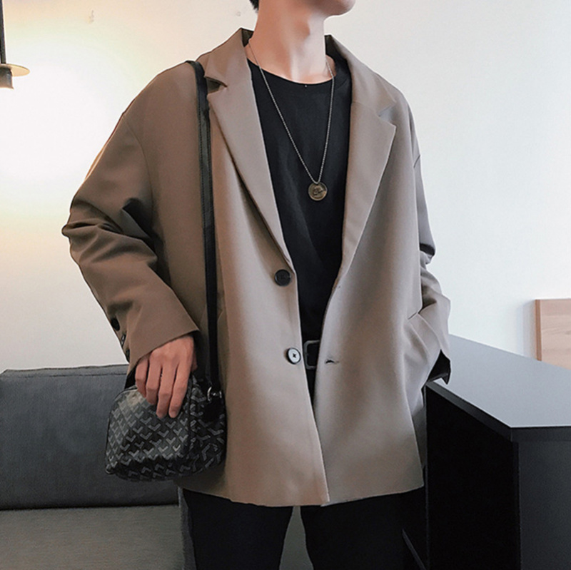 men's wear tide koean casual suit coat for male 2020 spring new loose simple long sleeve big size blazers for male, Black
men's wear tide koean casual suit coat for male 2020 spring new loose simple long sleeve big size blazers for male, Black