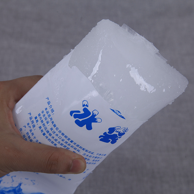 Fedex&DHL Food Fresh-keeping Ice Bag Reusable Freezer PE Ice Pack Gel food refrigerated Bags express plastic cooler bags custom logo