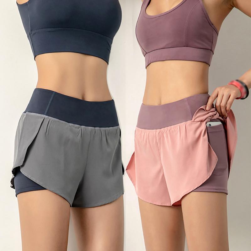 Women Gym Quick Dry Breathable Running Shorts Double Layer High Elasticity Daily with Phone Pocket for Fitness Training, Black
Women Gym Quick Dry Breathable Running Shorts Double Layer High Elasticity Daily with Phone Pocket for Fitness Training, Black