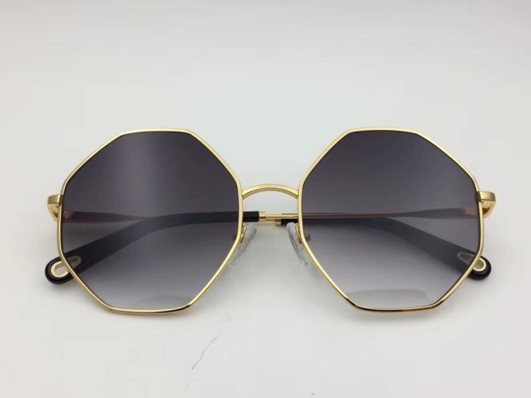 eyeglass frames 2022 Fashional CE2134 metal irregular Muti-shape sunglasses female UV400 gradient sunglasses general sizes with The chain tassel penda
