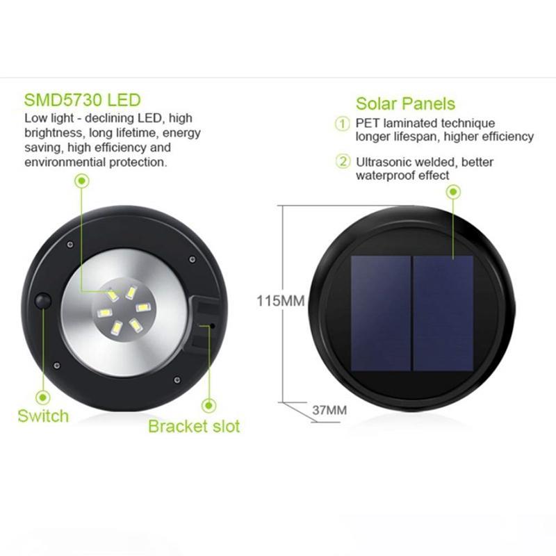 Solar Lights Outdoor 6LEDs Wireless Waterproof Security Solar Motion Sensor Lights for Front Door, Yard, Garage, Deck
Solar Lights Outdoor 6LEDs Wireless Waterproof Security Solar Motion Sensor Lights for Front Door, Yard, Garage, Deck
