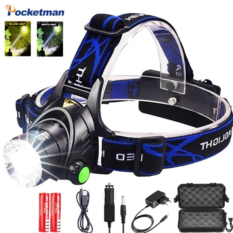 Newest Led Headlamp Most Powerful Led Headlight camping lamp head Yellow/White light Fishing headlamp
Newest Led Headlamp Most Powerful Led Headlight camping lamp head Yellow/White light Fishing headlamp