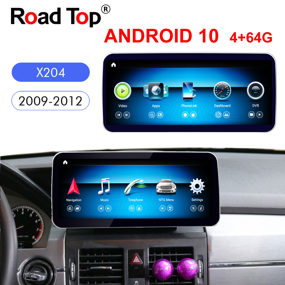 10.25" Qualcomm Android 10 Car Radio GPS Navigation Bluetooth WiFi Head Unit Screen For Mercedes GLK Class Car X204 2009-2012
10.25" Qualcomm Android 10 Car Radio GPS Navigation Bluetooth WiFi Head Unit Screen For Mercedes GLK Class Car X204 2009-2012