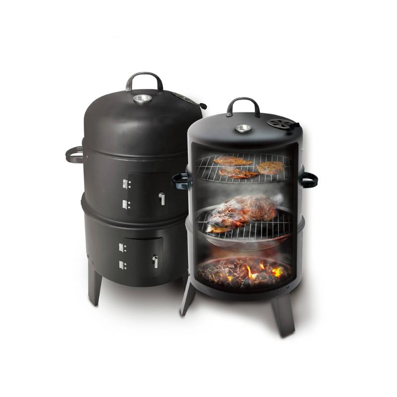 New Model Innovative Metal 3 in 1 BBQ Grill Roaster Steamer Barbecue Grill Portable Outdoor Camping Charcoal Stove
New Model Innovative Metal 3 in 1 BBQ Grill Roaster Steamer Barbecue Grill Portable Outdoor Camping Charcoal Stove
