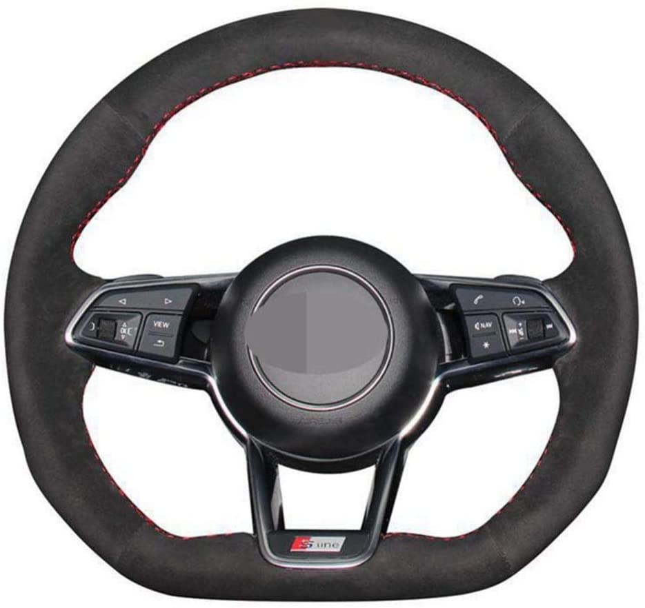 Car Steering Wheel Cover DIY Hand-Stitched Black Soft,for Audi TT RS 2016-2019 R8 (4S) TT (8S) 2014-2019 TTS 2014-2019
Car Steering Wheel Cover DIY Hand-Stitched Black Soft,for Audi TT RS 2016-2019 R8 (4S) TT (8S) 2014-2019 TTS 2014-2019