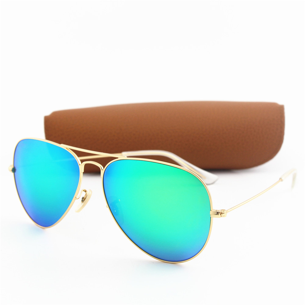 New arrival men women sunglasses Matte gold Frame Green Mirror uv400 58mm lenses fashion sun glasses Eyewear Oculos De Sol with and box
New arrival men women sunglasses Matte gold Frame Green Mirror uv400 58mm lenses fashion sun glasses Eyewear Oculos De Sol with and box