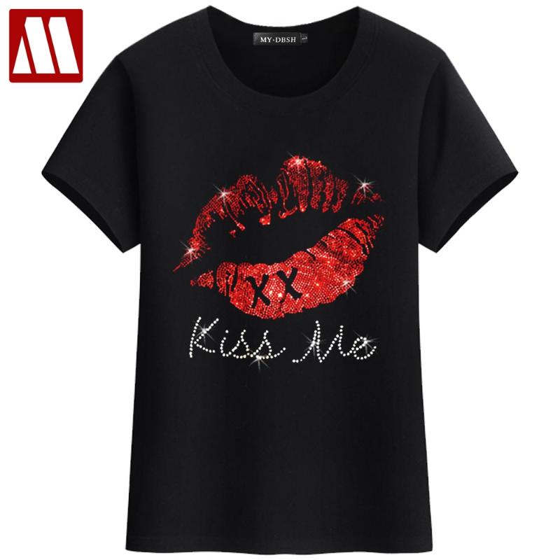 2020 Summer T Shirts For Woman Harajuku T-Shirt Women' Lips Letter Diamonds Cotton Tshirt Short Sleeve Casual Femme Tee Tops, T003-v-navy
2020 Summer T Shirts For Woman Harajuku T-Shirt Women' Lips Letter Diamonds Cotton Tshirt Short Sleeve Casual Femme Tee Tops, T003-v-navy