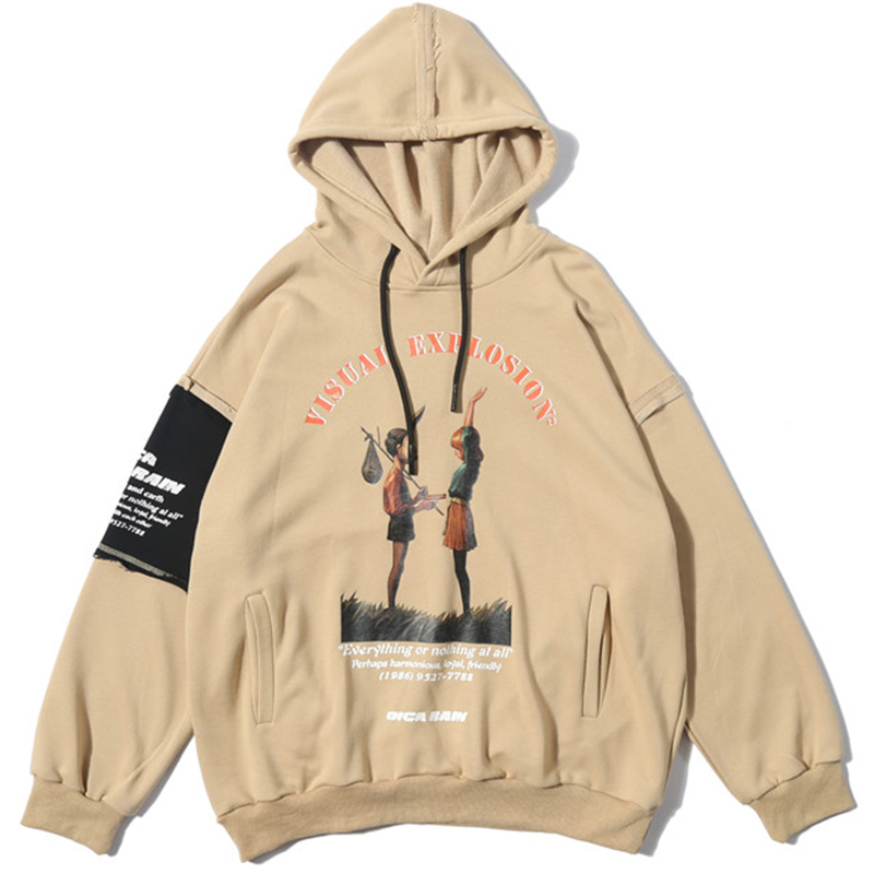 Creative Printing Hooded Streetwear 2020 Harajuku Sweatshirt Outwear Pullover Hoodies Sweatshirts Autumn Winter Hip Hop Hoodie, Black
Creative Printing Hooded Streetwear 2020 Harajuku Sweatshirt Outwear Pullover Hoodies Sweatshirts Autumn Winter Hip Hop Hoodie, Black