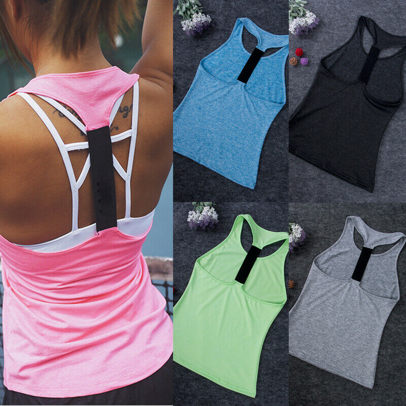 Women Sport Running Vest Fitness Tank Top Athletic Sports Undershirt Yoga Gym Breathable T-Shirt Quick Dry, Black
Women Sport Running Vest Fitness Tank Top Athletic Sports Undershirt Yoga Gym Breathable T-Shirt Quick Dry, Black