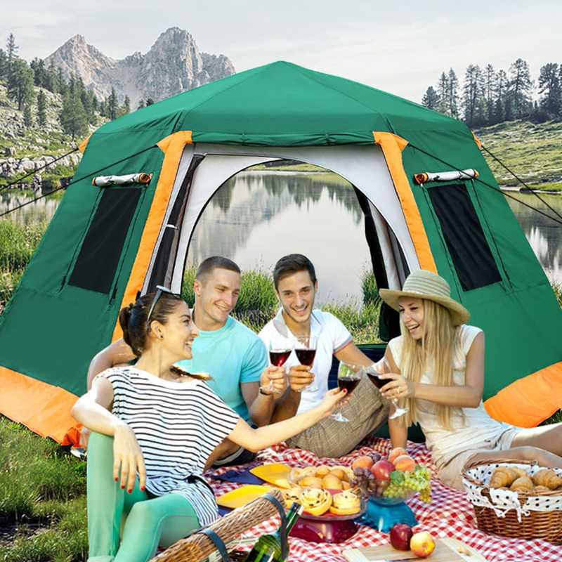Outdoor High Quality Tent 5-8 People Big Space Automatic Tents Double Rainproof Tents Outdoor Camping Multi-functional
Outdoor High Quality Tent 5-8 People Big Space Automatic Tents Double Rainproof Tents Outdoor Camping Multi-functional