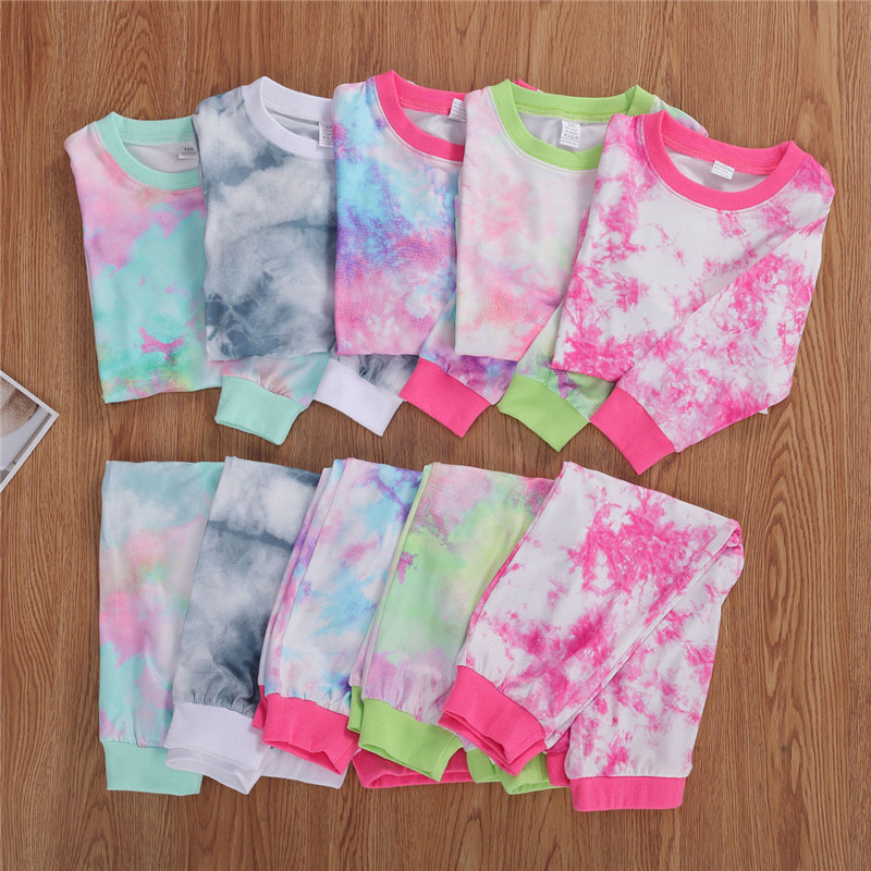 Children Autumn Spring Homewear Baby Girls Boys Tie-dye Clothes Sets Long Sleeve O-neck Pullover T Shirts Tops Pants Tracksuit
Children Autumn Spring Homewear Baby Girls Boys Tie-dye Clothes Sets Long Sleeve O-neck Pullover T Shirts Tops Pants Tracksuit