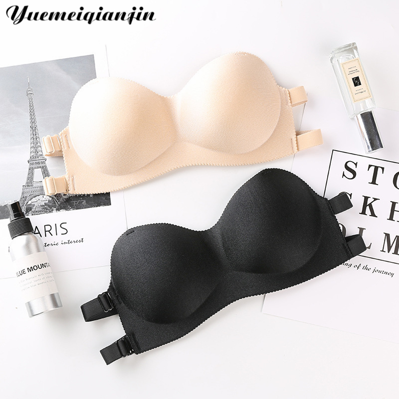 Sexy Backless Invisible Bra Push Up For Women Lingerie Seamless Brassiere No sewing bra Black Strapless Bandeau, Beige
Sexy Backless Invisible Bra Push Up For Women Lingerie Seamless Brassiere No sewing bra Black Strapless Bandeau, Beige