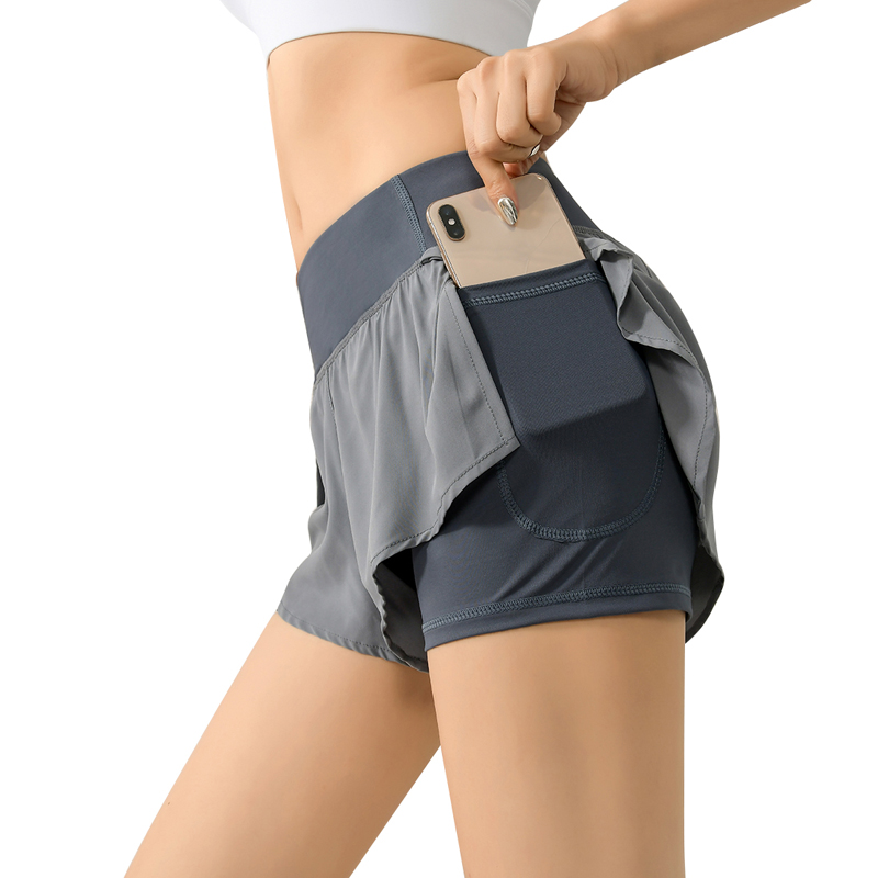 2020 Women Gym Double shorts side pocket running shorts breathable quick dry yoga women workout fitness sportwear, Color 9
2020 Women Gym Double shorts side pocket running shorts breathable quick dry yoga women workout fitness sportwear, Color 9