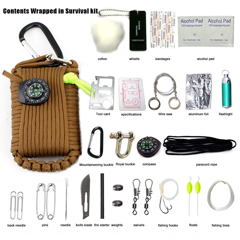 w06JU Wild Mountaineering fishing equipment kit quick-hanging multifunctional tool Wild Tool toolboxMountaineering buckle toolbox survival f
w06JU Wild Mountaineering fishing equipment kit quick-hanging multifunctional tool Wild Tool toolboxMountaineering buckle toolbox survival f