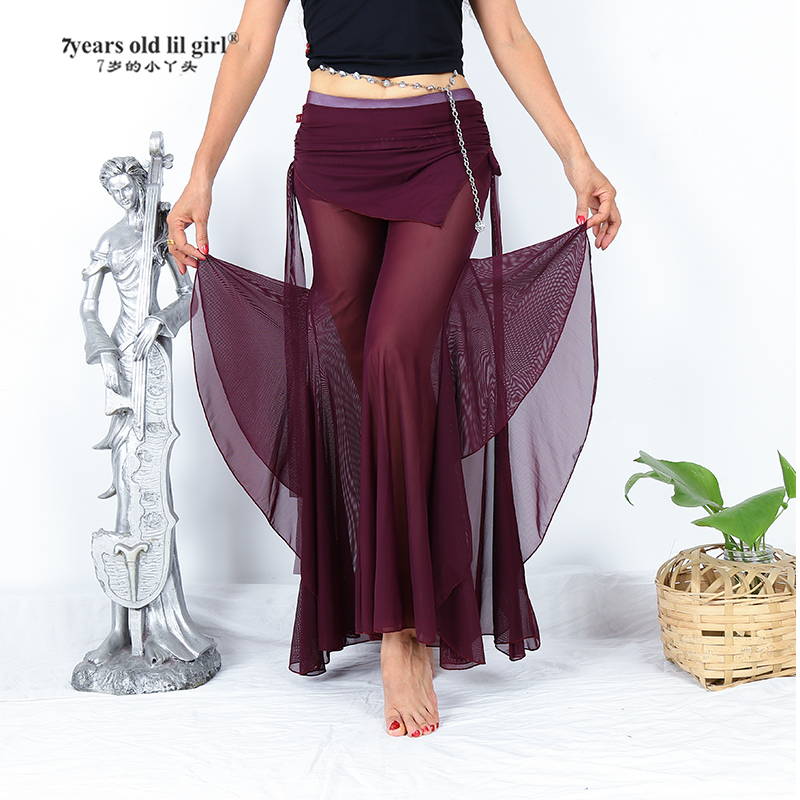 Belly Dance Pants Transparent thin Tribal Belly Dance Flare Pants With Mini skirt Tribal Fusion Clothes, Hgg01
Belly Dance Pants Transparent thin Tribal Belly Dance Flare Pants With Mini skirt Tribal Fusion Clothes, Hgg01
