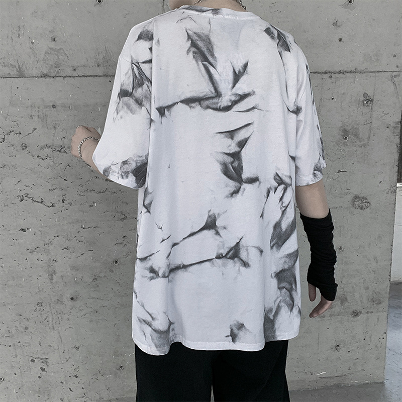 Youthful vitality Tie-dye Novelty casual brief T-shirt Newness Harajuku Hit color Gradient clothes Fitted black Pullover tee top
Youthful vitality Tie-dye Novelty casual brief T-shirt Newness Harajuku Hit color Gradient clothes Fitted black Pullover tee top