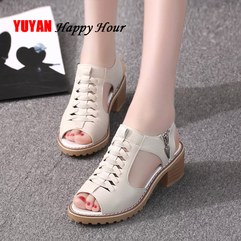 New 2020 Summer Shoes Women Sandals Fashion Woman Square Heels Sandals Ladies Shoes Womens High Heels YX685, Beige
New 2020 Summer Shoes Women Sandals Fashion Woman Square Heels Sandals Ladies Shoes Womens High Heels YX685, Beige