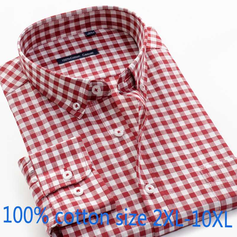 New Arrival Fashion Cotton Plaid Long Sleeve Shirt Men Casual Shirts Single Breasted High Quality Plus Size 2XL-6XL7XL8XL9XL10XL, 953066
New Arrival Fashion Cotton Plaid Long Sleeve Shirt Men Casual Shirts Single Breasted High Quality Plus Size 2XL-6XL7XL8XL9XL10XL, 953066