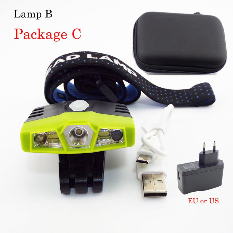 XPE COB Headlamp with Sensor Headlight USB Charging Light Head Lamps Hiking Fishing Lighting Built-in Battery Outdoor 3 LED 3W
XPE COB Headlamp with Sensor Headlight USB Charging Light Head Lamps Hiking Fishing Lighting Built-in Battery Outdoor 3 LED 3W