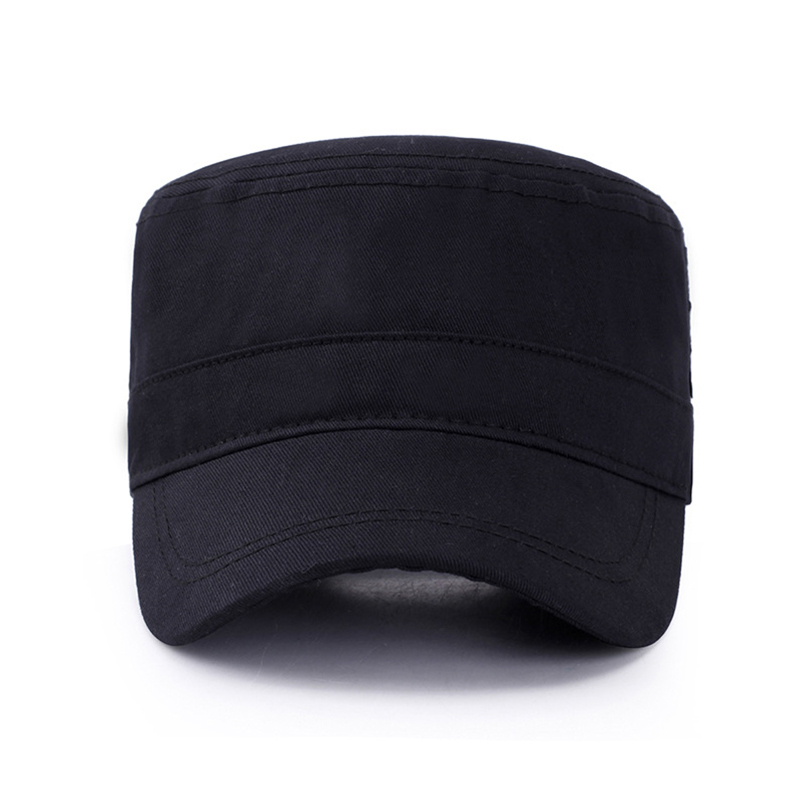 EAGLEBORN 2020 Classic Vintage Flat Top Mens Washed Caps And Hat Adjustable Fitted Thicker Cap Winter Warm Military Hats For Men T200720