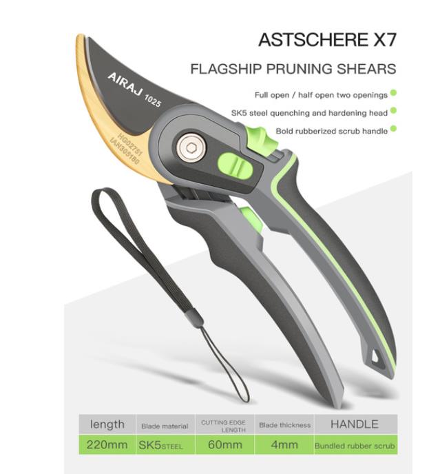 Gardening Pruning Shears, Which Can Cut Branches of 24mm Diameter, Fruit Trees, Flowers,Branches and Scissors Hand Tools
Gardening Pruning Shears, Which Can Cut Branches of 24mm Diameter, Fruit Trees, Flowers,Branches and Scissors Hand Tools