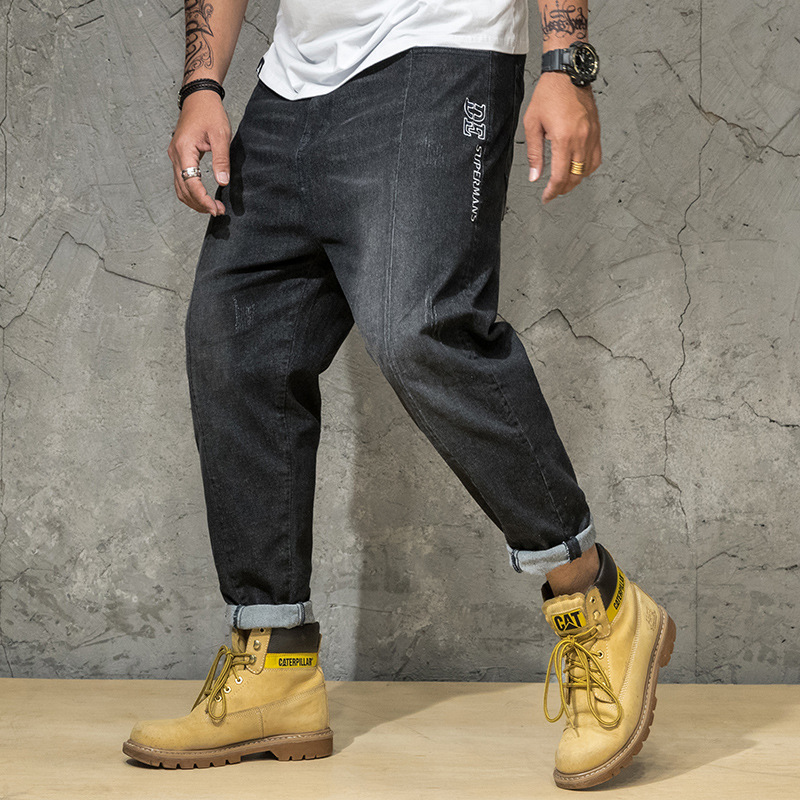 2020 Men Jeans Streetwear Denim Hip Hop Black Jeans Homme Big Size 34-48 7XL Harem Jean Slim Pencil Mens Stretch Trousers, Yf-b002 black
2020 Men Jeans Streetwear Denim Hip Hop Black Jeans Homme Big Size 34-48 7XL Harem Jean Slim Pencil Mens Stretch Trousers, Yf-b002 black