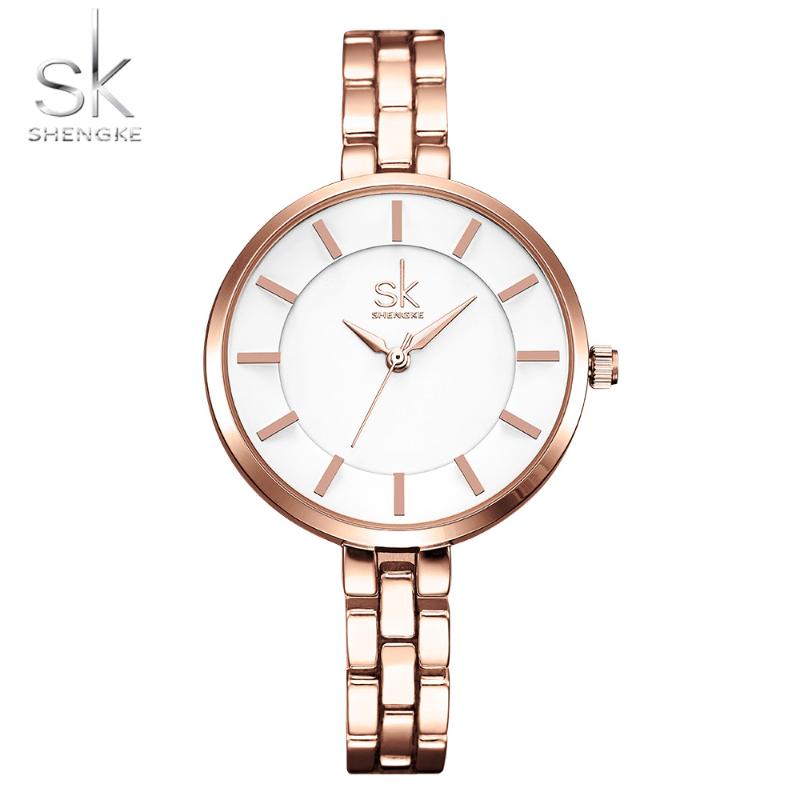 Shengke Luxury Bracelet Women Watches Super Slim Rosegold Strap Quartz Japanese Movement montre femme marque de luxe 2020 Lady, Silver 03
Shengke Luxury Bracelet Women Watches Super Slim Rosegold Strap Quartz Japanese Movement montre femme marque de luxe 2020 Lady, Silver 03
