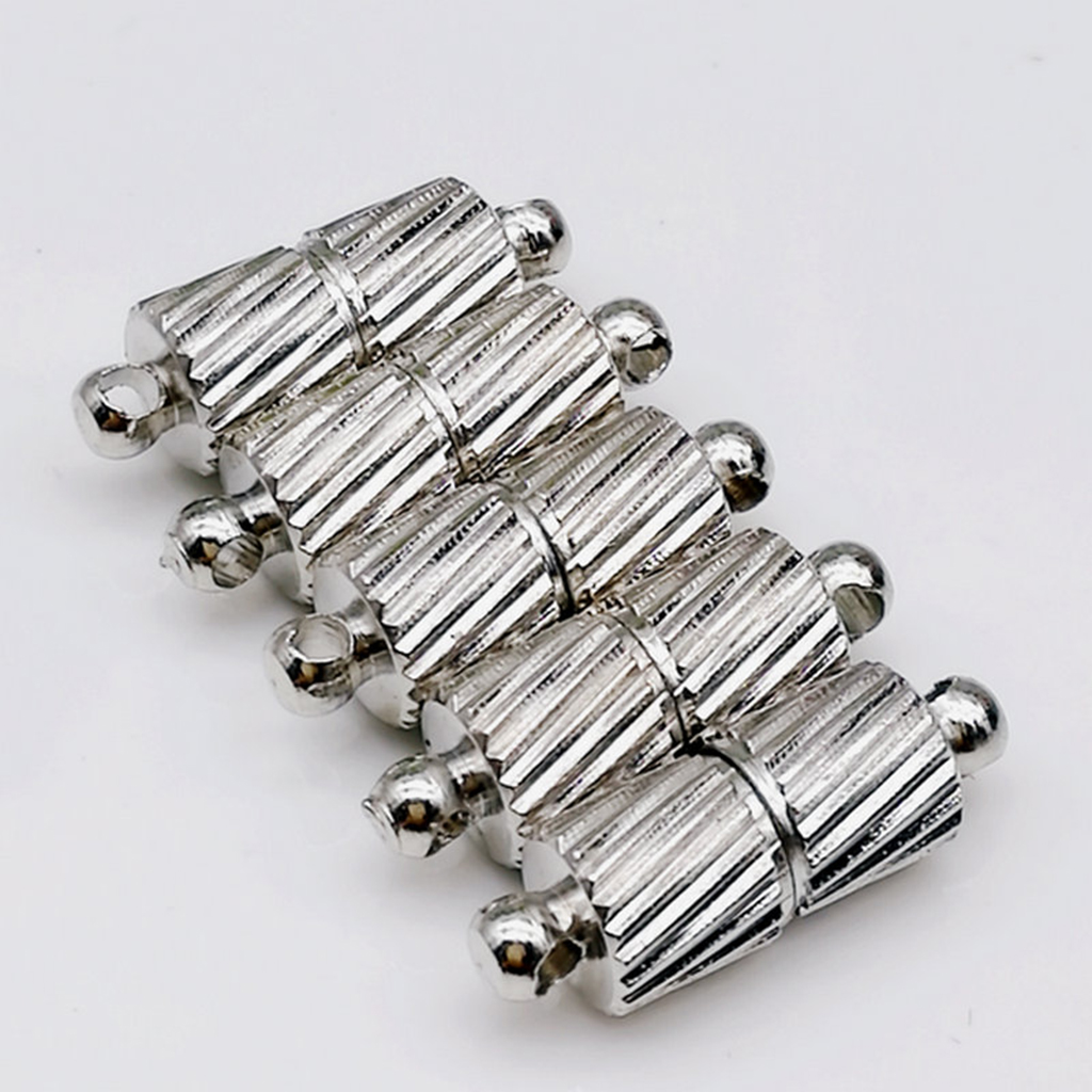 50PCS Magnetic Clasp Hooks Jewelry Clasps End Caps Necklace Bracelets Clasp Connectors for ewelry Necklace Bracelets Hand Made Connected