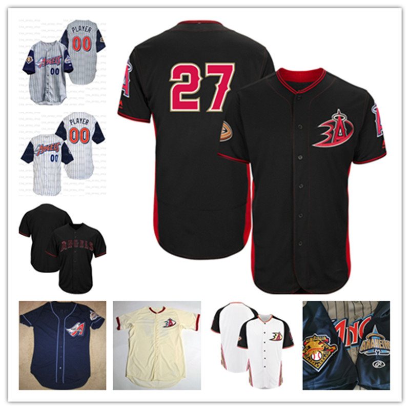 Throwback Los Angeles Anaheim #27 Mike Trout Jersey Mo Vaughn Tim Salmon Shohei Ohtani Skaggs Albert Pujols Retro Wear Anaheim Ducks, Black
Throwback Los Angeles Anaheim #27 Mike Trout Jersey Mo Vaughn Tim Salmon Shohei Ohtani Skaggs Albert Pujols Retro Wear Anaheim Ducks, Black