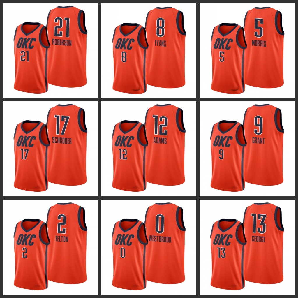 Oklahoma City Thunder Andre Roberson Jerami Grant Jawun Evans Raymond Felton Markieff Morris Steven Adams Men 2019-20 Icon Jersey, Black
Oklahoma City Thunder Andre Roberson Jerami Grant Jawun Evans Raymond Felton Markieff Morris Steven Adams Men 2019-20 Icon Jersey, Black