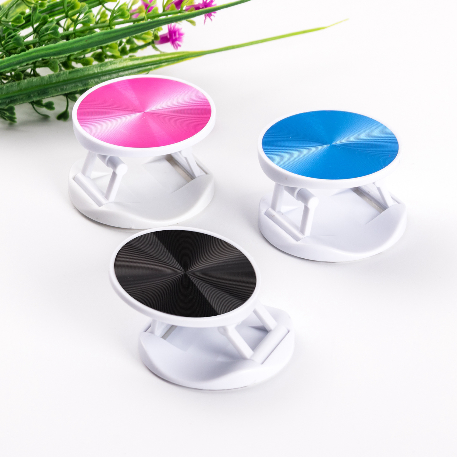 Phone Holder Phone Socket Folding Air Bag Support CD Mobile Phone Multi-Function Display Gift Foldable Mobile Air Bag