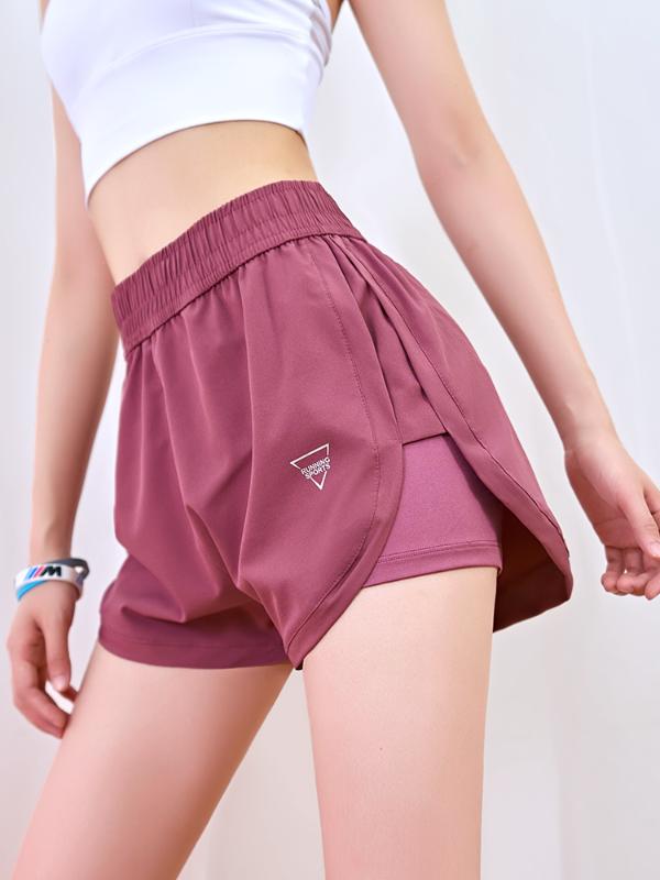 Sports shorts female quick-drying high waist wear running shorts loose casual anti-shine fitness yoga, Black
Sports shorts female quick-drying high waist wear running shorts loose casual anti-shine fitness yoga, Black