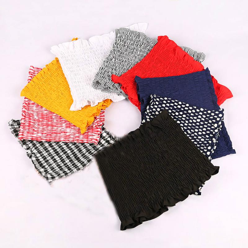 Fashion Ladies Bandeau Sleeveless Strapless Tube Woman' Sexy Off Shoulder Ruched Tube Tops Summer 2020 New Crop Top, Black
Fashion Ladies Bandeau Sleeveless Strapless Tube Woman' Sexy Off Shoulder Ruched Tube Tops Summer 2020 New Crop Top, Black