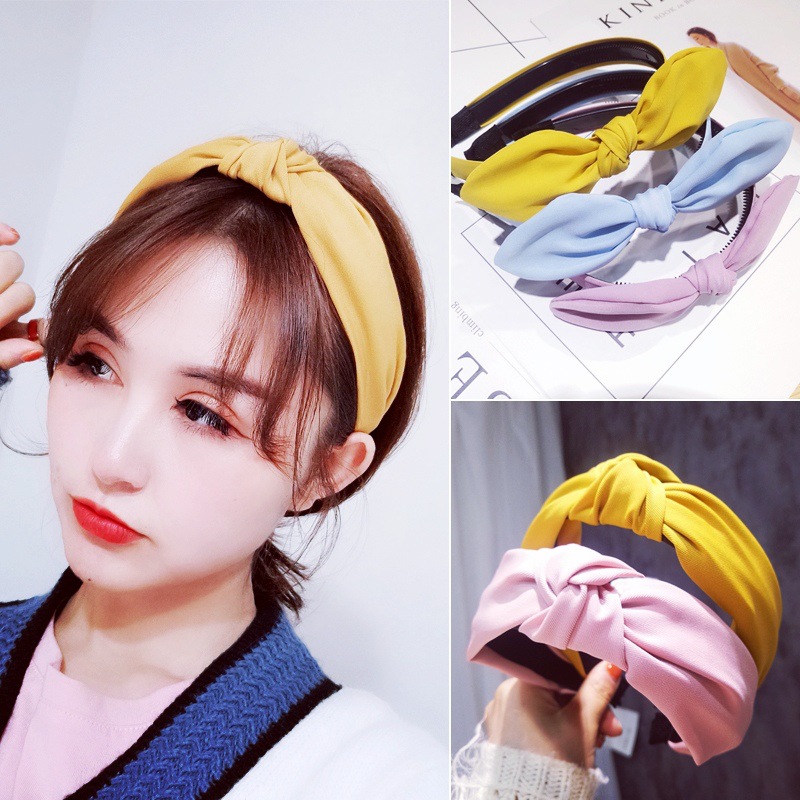 50pcs/lot DIY Simple Multi Fabrics Pure Colore Tie Knot Head Bands Bowknot HeadBands Hair Styling Tools Accessory HA1526
50pcs/lot DIY Simple Multi Fabrics Pure Colore Tie Knot Head Bands Bowknot HeadBands Hair Styling Tools Accessory HA1526
