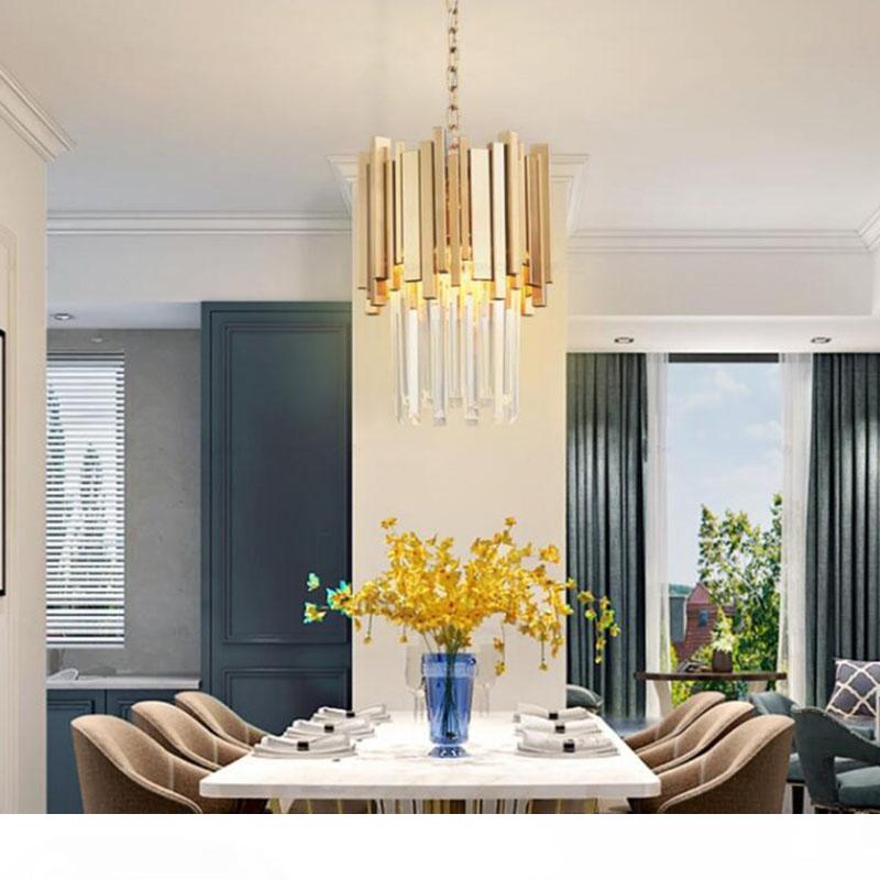 Golden Crystal Pendant Light Modern Chain Crystal Pendant Light Stainless Steel Hanging Lighting for Dining Room Hotel Living room
Golden Crystal Pendant Light Modern Chain Crystal Pendant Light Stainless Steel Hanging Lighting for Dining Room Hotel Living room