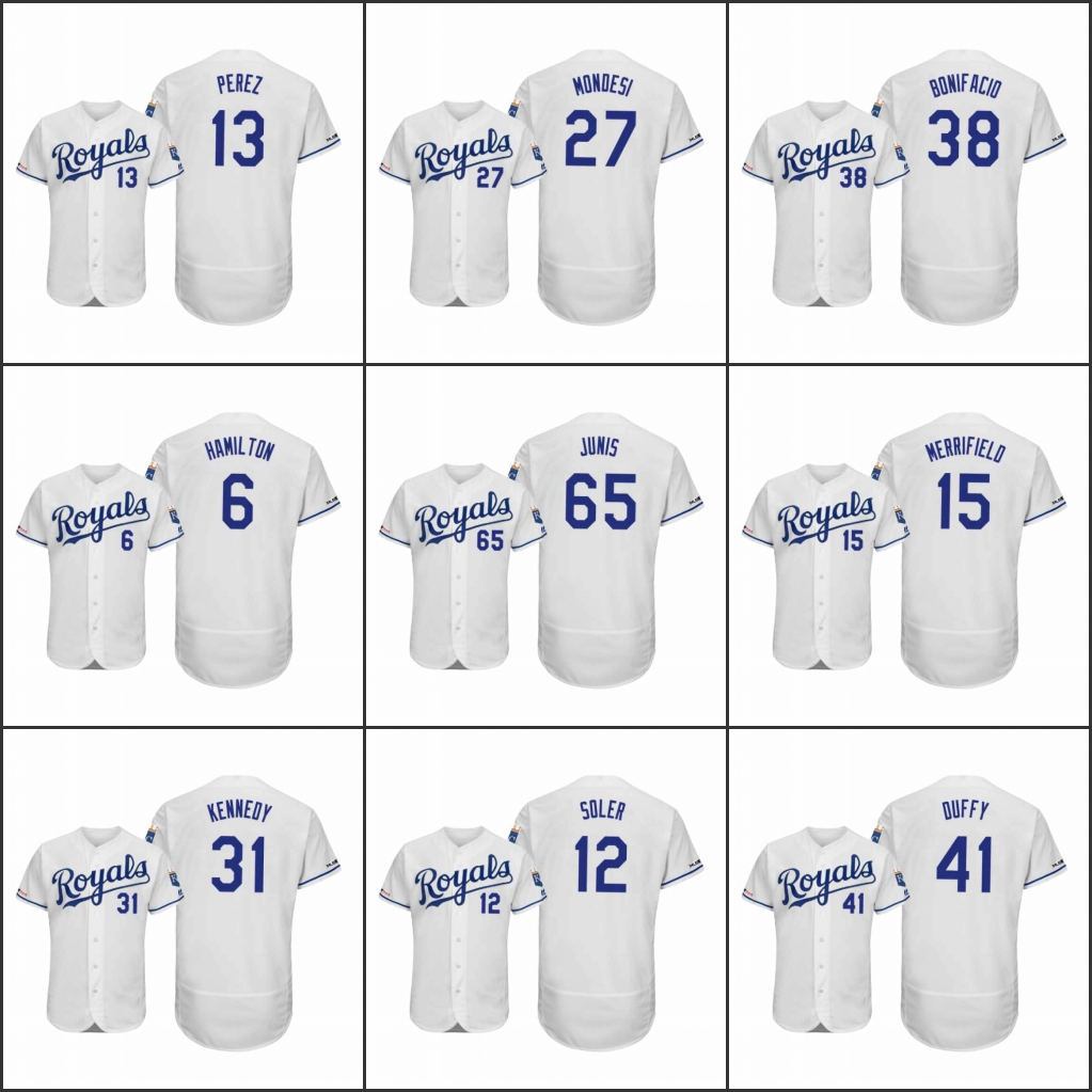 Kansas City Royals Men #13 Salvador Perez 27 Adalberto Mondesi 4 Alex Gordon Women Youth Flex Base Majestic Home Custom Jersey, 11
Kansas City Royals Men #13 Salvador Perez 27 Adalberto Mondesi 4 Alex Gordon Women Youth Flex Base Majestic Home Custom Jersey, 11