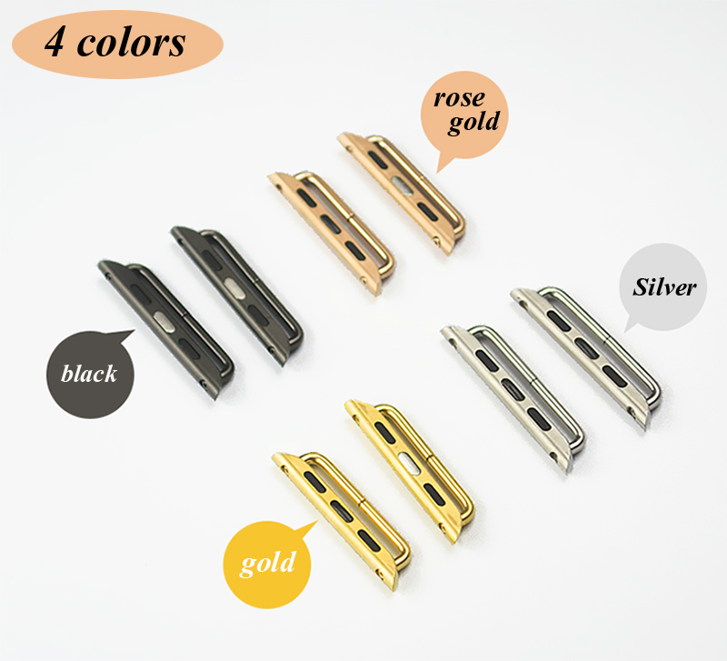 A Pair Metal Band Adapter Connector For Apple Watch for iWatch series 5 4 3 1 2 38mm 42mm 40mm 44mm Band Screwdriver
A Pair Metal Band Adapter Connector For Apple Watch for iWatch series 5 4 3 1 2 38mm 42mm 40mm 44mm Band Screwdriver