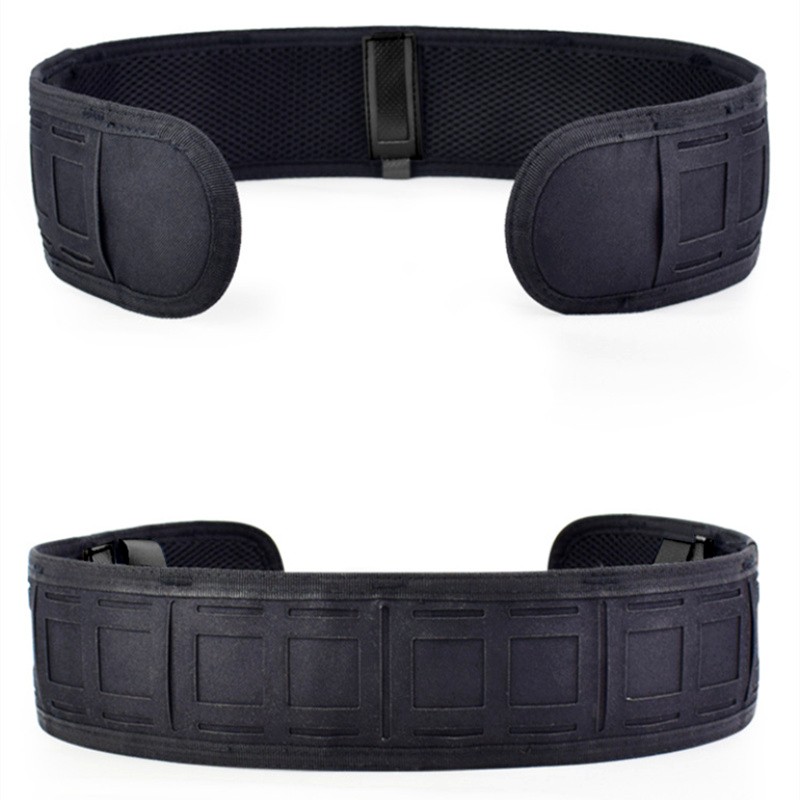 Army Tactical Belt Molle Padded Waistband CS Wargame Paintball Hunting Girdle Combat Belts Waist Support, Black 
Army Tactical Belt Molle Padded Waistband CS Wargame Paintball Hunting Girdle Combat Belts Waist Support, Black
