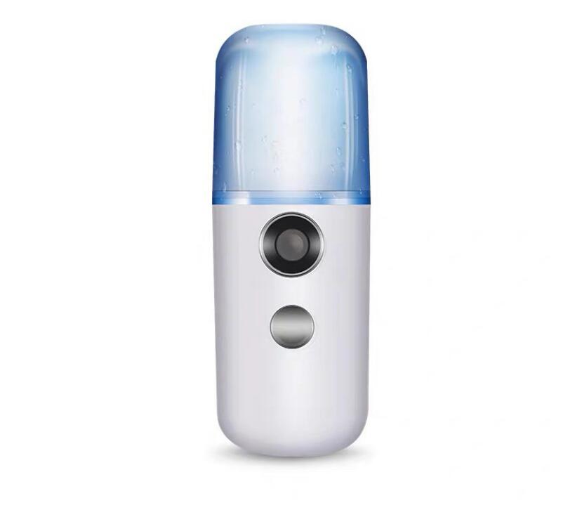 Mist Sprayer Mini 30ml Nano Portable Face Spray Facial Body Steamer Moisturizing Skin Care Humidifier Instruments DHL Free Shipping