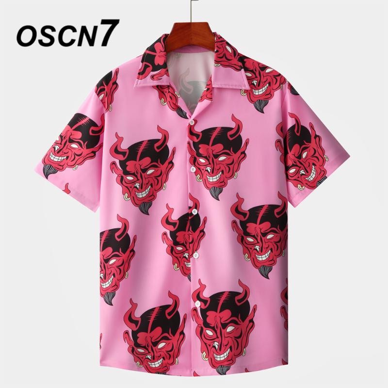 OSCN7 Casual Printed Short Sleeve Shirt Men Street 2020 Hawaii Beach Oversize Women Fashion Harujuku Shirts for Men MX015, Blue
OSCN7 Casual Printed Short Sleeve Shirt Men Street 2020 Hawaii Beach Oversize Women Fashion Harujuku Shirts for Men MX015, Blue