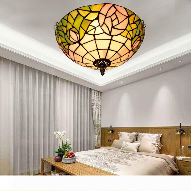 Tiffany style stained glass ceiling lights E27 rose art deco glass light corridor bedroom balcony ceiling lamp TF065
Tiffany style stained glass ceiling lights E27 rose art deco glass light corridor bedroom balcony ceiling lamp TF065